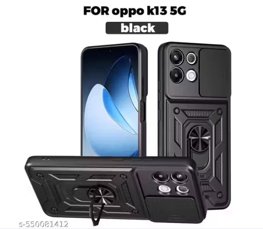 Vackuze Back Cover For Oppo K13 5G (Black)