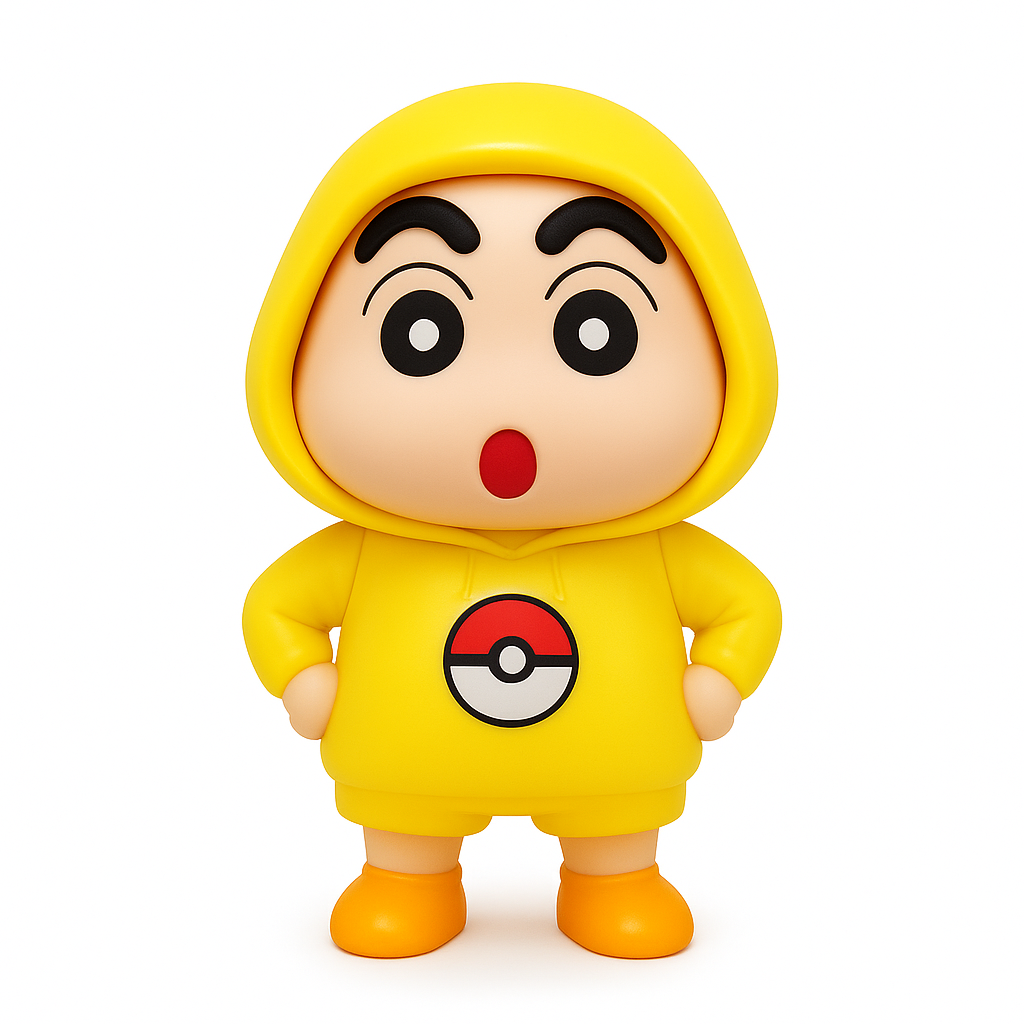 Crayon Shin-chan Face Changing Doll – 3 Expressions |